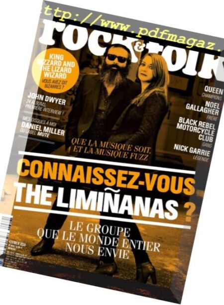 Rock & Folk – fevrier 2018 Cover