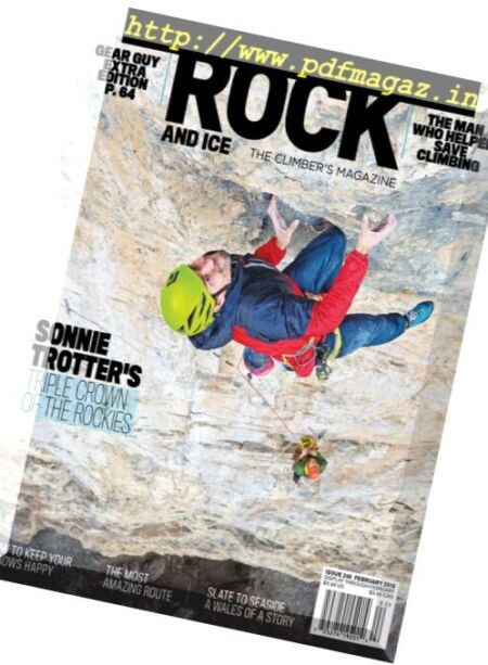 Rock and Ice – March 2018 Cover