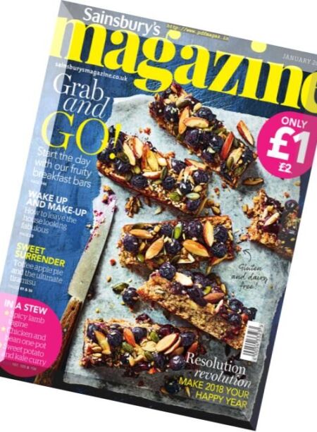 Sainsbury’s Magazine – January 2018 Cover