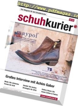 Schuhkurier – Februar 2018