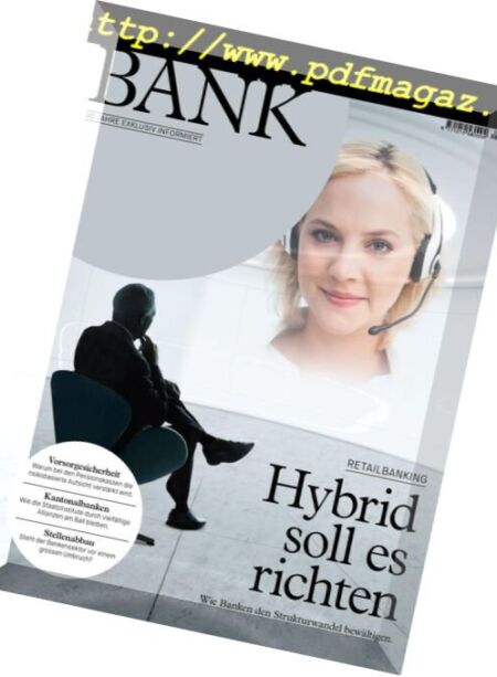 Schweizer Bank – Marz 2018 Cover