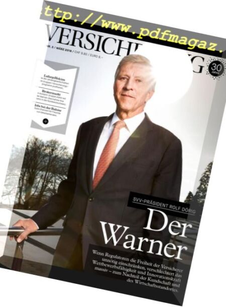 Schweizer Versicherung – Marz 2018 Cover