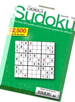 Select Sudoku – Issue 69, 2018