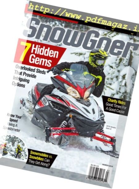 SnowGoer – March 2018 Cover