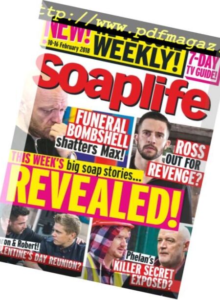 Soaplife – 10 February 2018 Cover