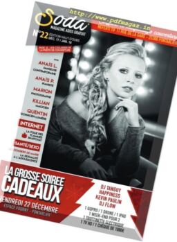 Soda Magazine – Decembre 2017 – Janvier 2018