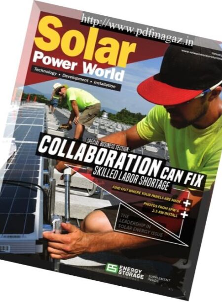 Solar Power World – January 2018 Cover