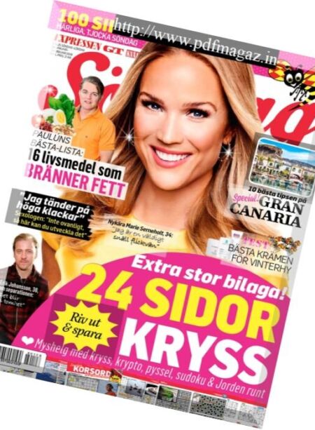 Sondag – 28 januari 2018 Cover