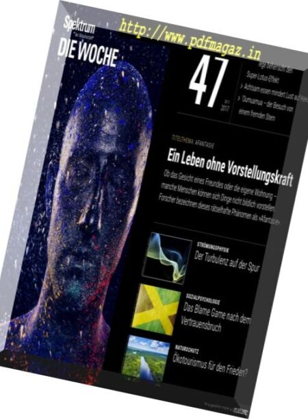 Spektrum Die Woche – 23 November 2017 Cover