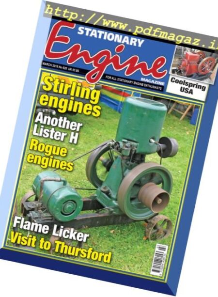 Stationary Engine – March 2018 Cover