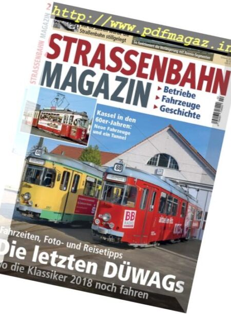Strassenbahn Magazin – Februar 2018 Cover