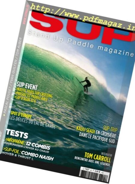 SUP Magazine – 15 janvier 2018 Cover