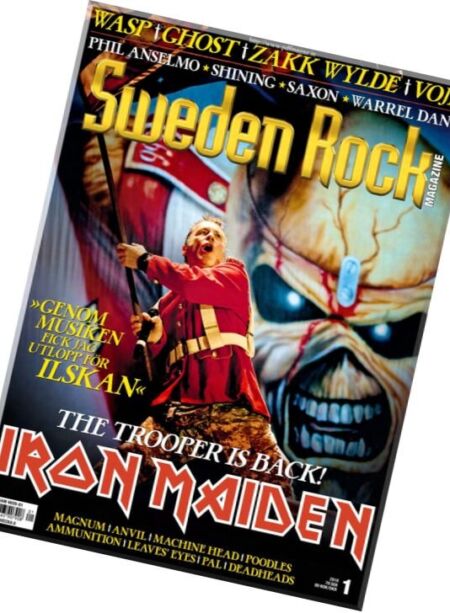 Sweden Rock Magazine – Januari 2018 Cover