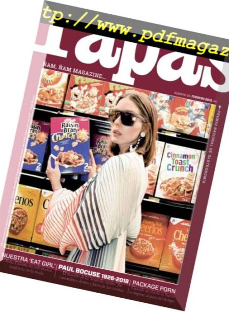 Tapas – March 2018 Cover