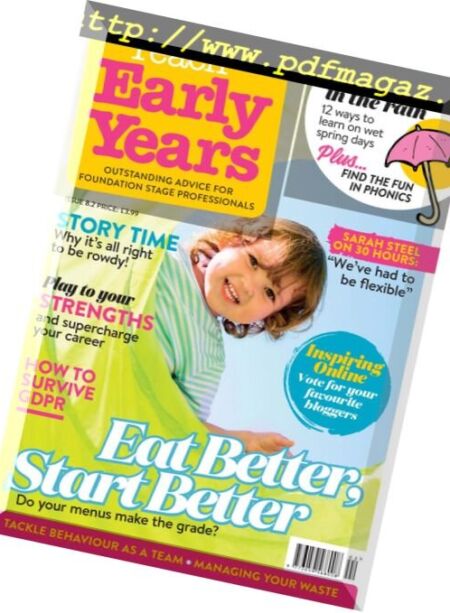 Teach Early Years – Volume 8 Issue 2 2018 Cover