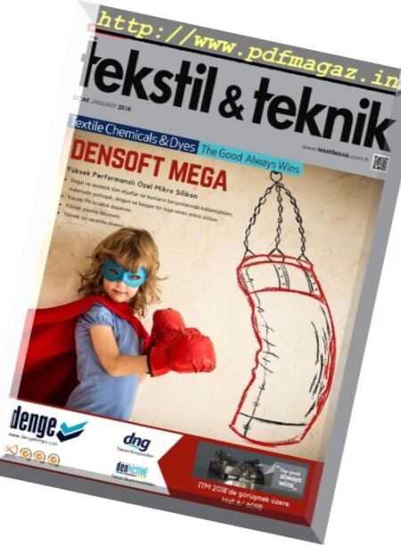 Tekstil Teknik – January 2018 Cover