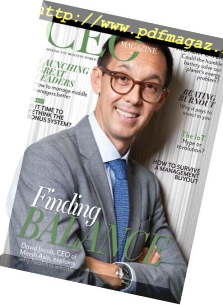 The CEO Magazine Asia – February 2018 Cover