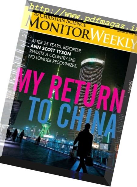 The Christian Science Monitor Weekly – 22 January 2018 Cover