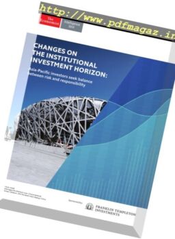 The Economist (Intelligence Unit) – Changes On The Institutional Investment Horizon Asia-Pacific investors 2017