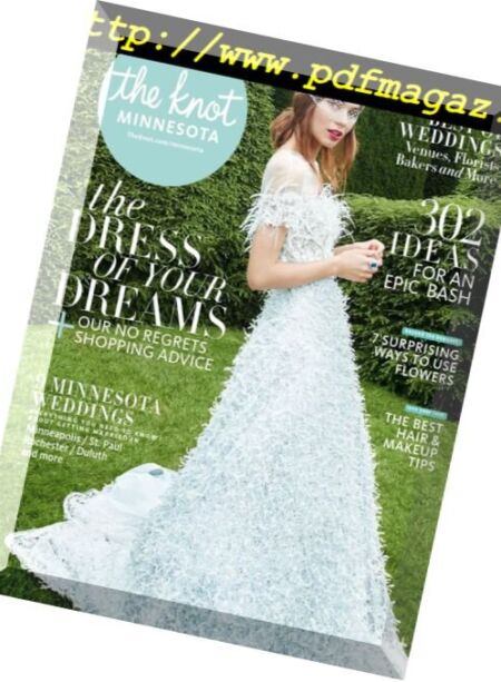 The Knot Minnesota Weddings Magazine – March 2018 Cover