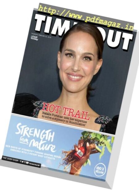 Time Out – 21 February 2018 Cover