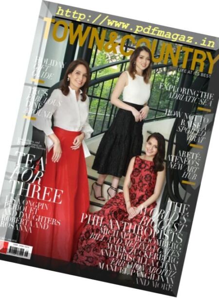 Town & Country Philippines – December 2017 Cover