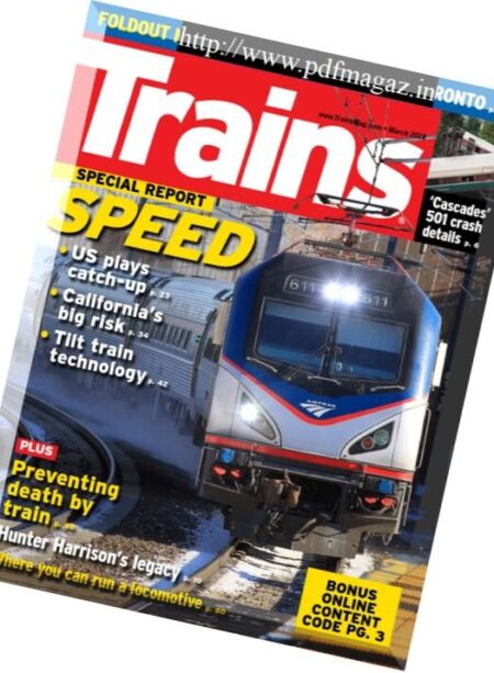 Trains – March 2018 Cover