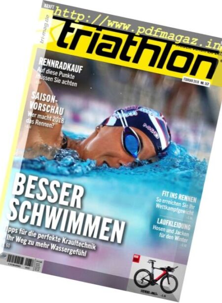 Triathlon Germany – Februar 2018 Cover
