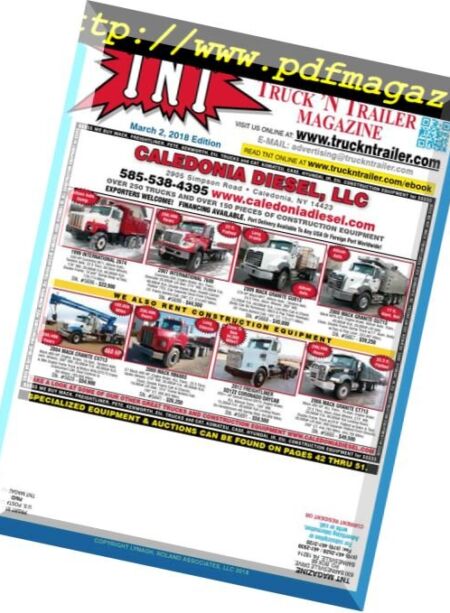 Truck N Trailer – March 2018 Cover