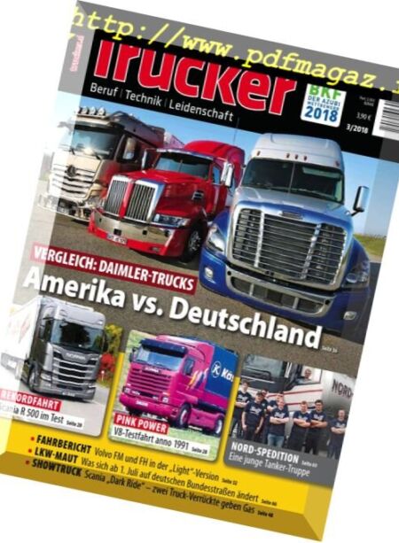Trucker Germany – Nr.3, 2018 Cover