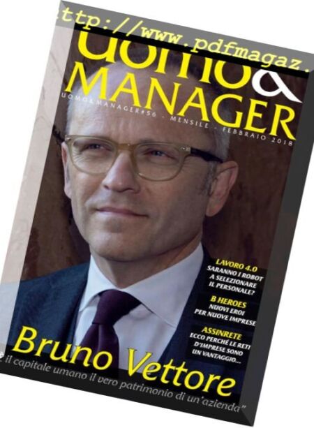 Uomo & Manager – Febbraio 2018 Cover