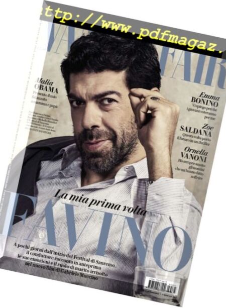 Vanity Fair Italia – 7 Febbraio 2018 Cover