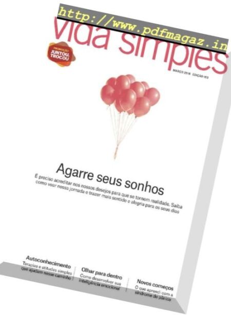 Vida Simples – Brazil – Issue 193, Marco 2018 Cover