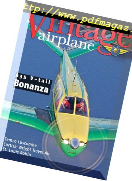 Vintage Airplane – September-October 2016 Cover