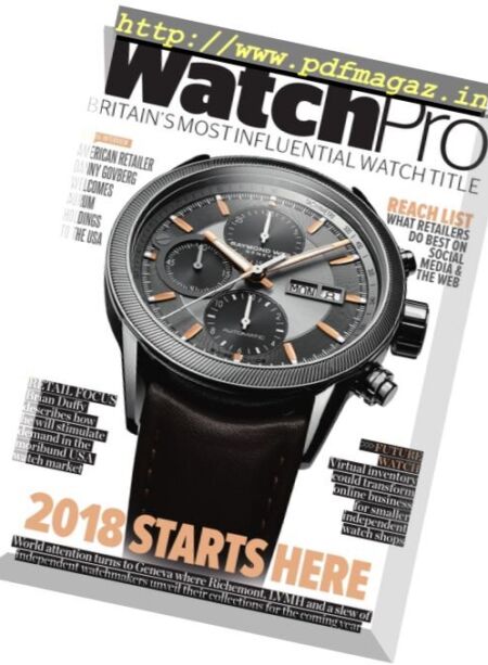 WatchPro – January 2018 Cover
