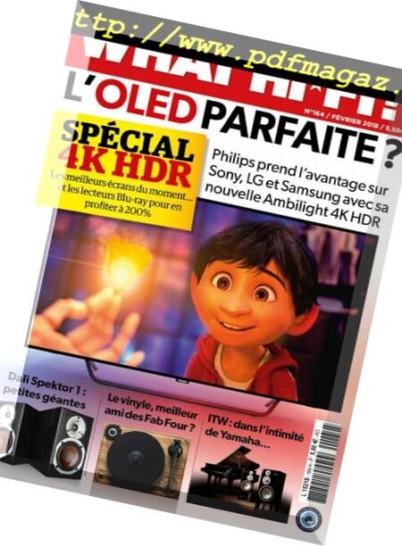 What Hifi France – fevrier 2018 Cover