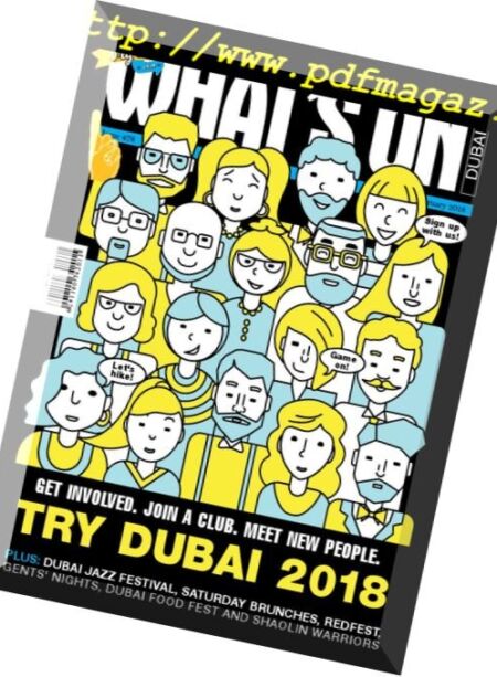 What’s On Dubai – February 2018 Cover
