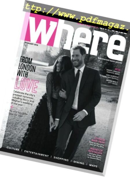 Where London – February 2018 Cover