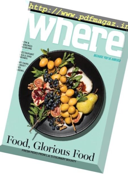 Where Los Angeles – January 2018 Cover