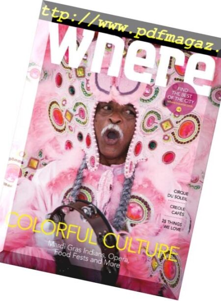 Where New Orleans – March 2018 Cover