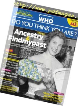 Who Do You Think You Are – March 2018