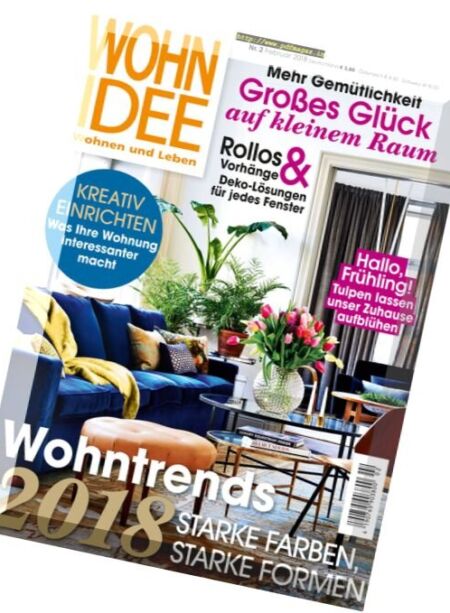 WohnIdee – Februar 2018 Cover