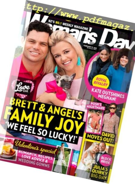 Woman’s Day New Zealand – 15 February 2018 Cover