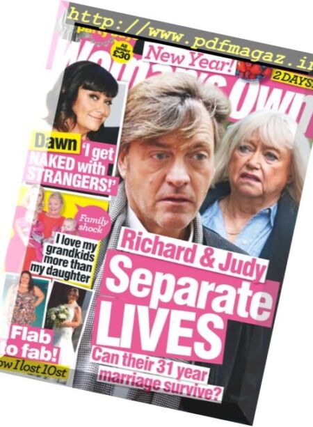 Woman’s Own – 1 January 2018 Cover