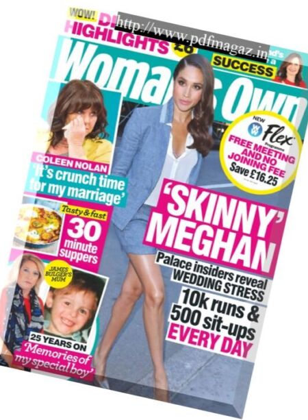 Woman’s Own – 29 January 2018 Cover