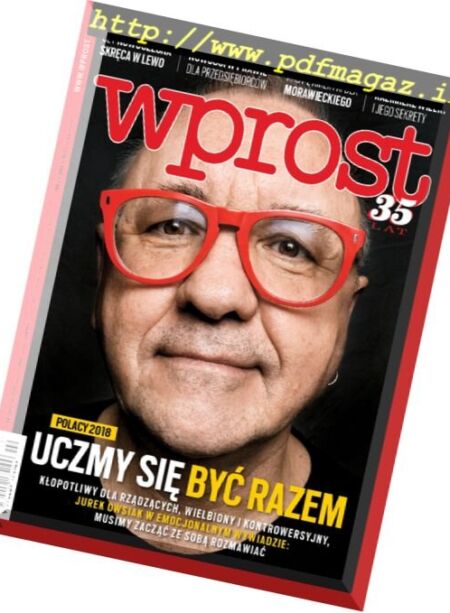 Wprost – 8 Stycznia 2018 Cover