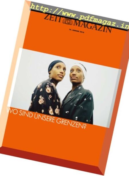 Zeit Magazin – 18 Januar 2018 Cover