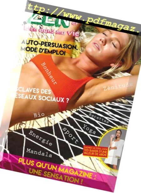 Zen et bien dans ma vie – fevrier 2018 Cover
