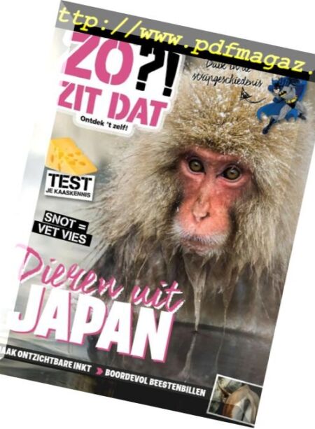 Zo Zit Dat – maart 2018 Cover