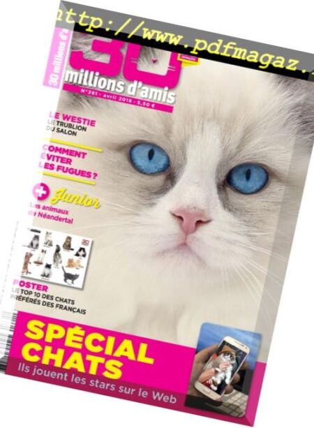 30 Millions d’Amis – mars 2018 Cover